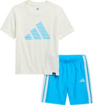 adidas Kids' Performance Graphic T-Shirt & Shorts Set