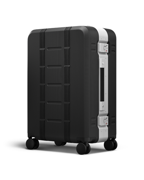 Ramverk Pro Hardside 25 Inch Checked Luggage Spinner with Buckle Closure