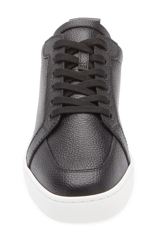 Christian Louboutin Rantulow Leather-trimmed Mesh Sneakers In Black