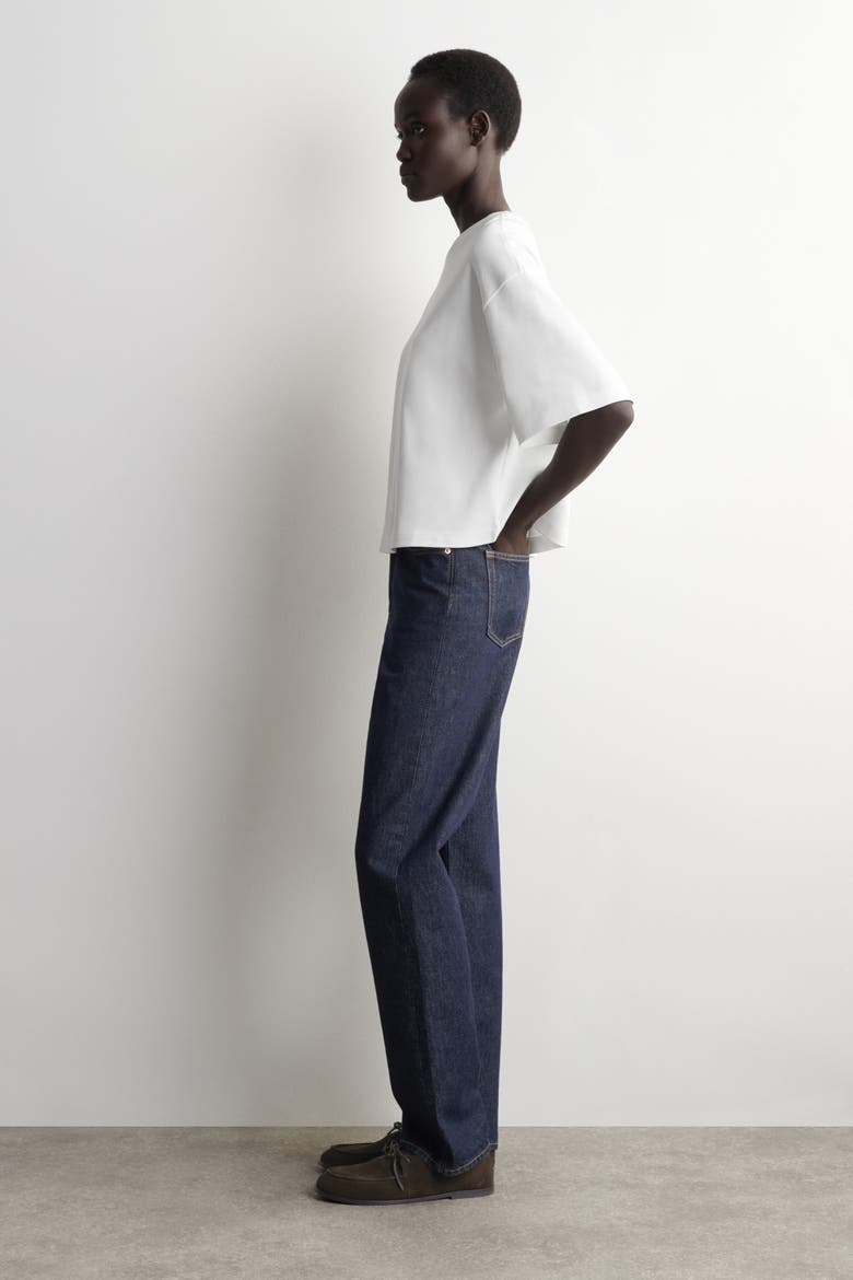 Oversized Boxy Cotton T-Shirt, Alternate, color, WHITE