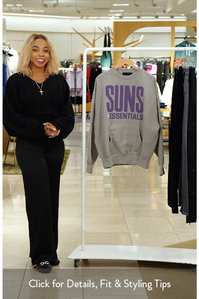 x NBA Suns Sport Fit Crewneck Sweatshirt video