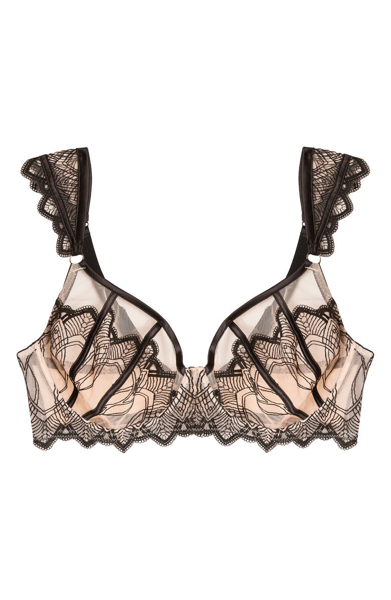 Playful Promises Gabi Fresh Clara Latte Underwire Bra, Alternate, color,