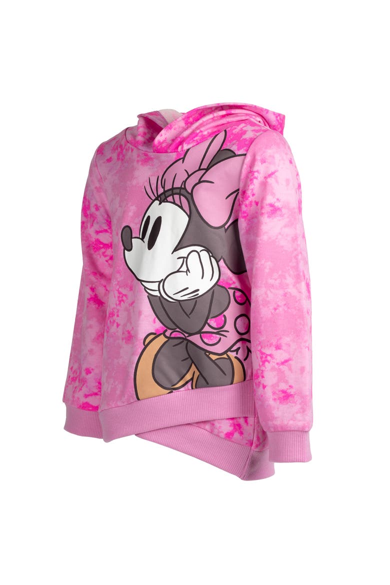 Minnie Mouse Pullover Hoodie, Alternate, color, Minnie Mouse Pink