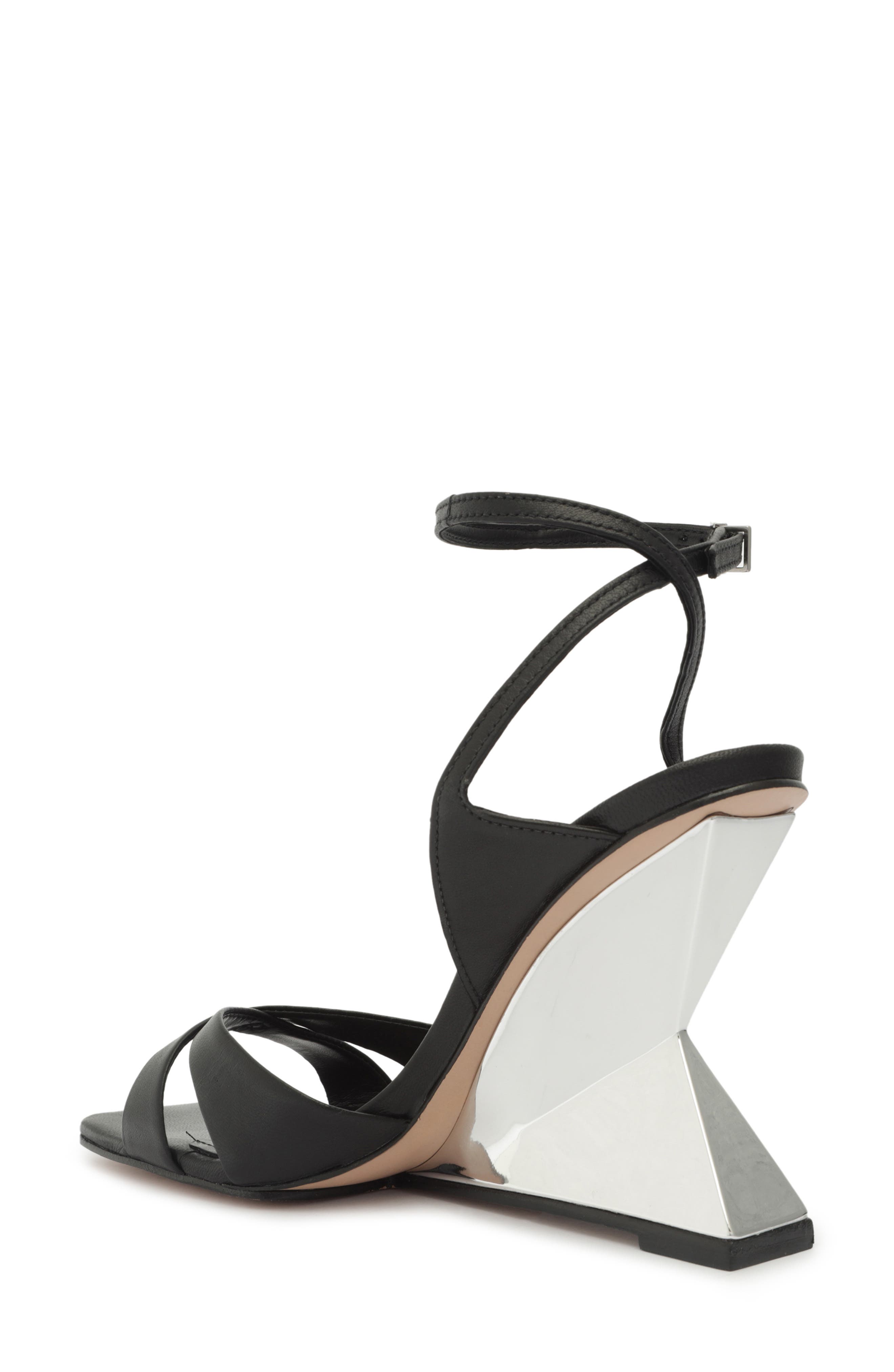 Schutz Jill Wedge Sandal, Alternate, color, 