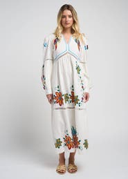 GUADALUPE DESIGN Sofia Parrot Dress