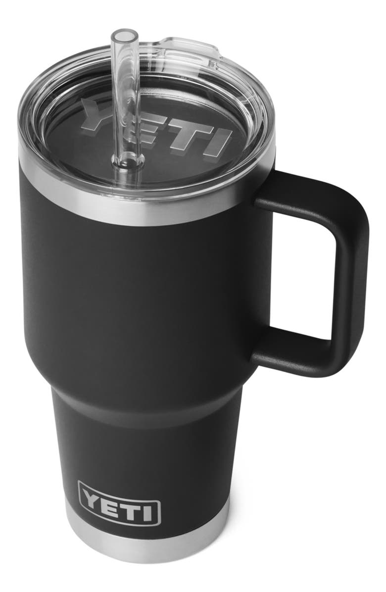 YETI Rambler 35-Ounce Straw Mug, Alternate, color, Black