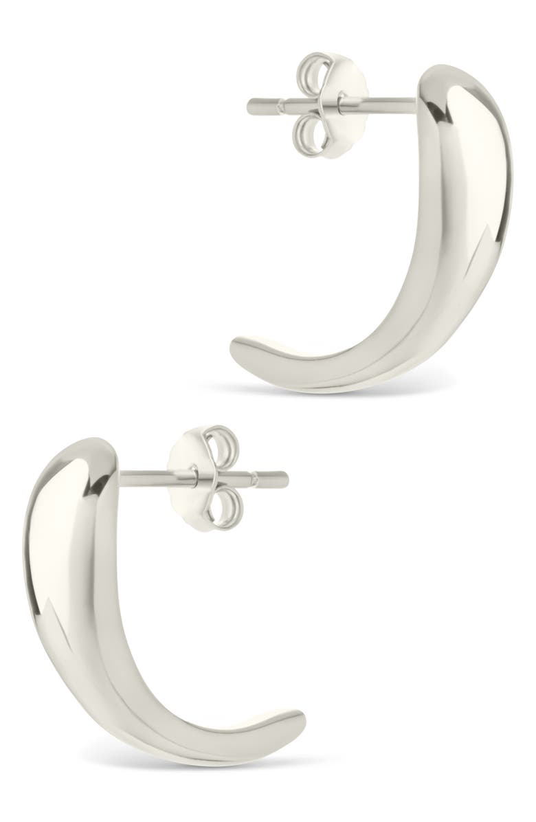 Sterling Forever Jaida Polished Drop Earrings, Alternate, color, Silver