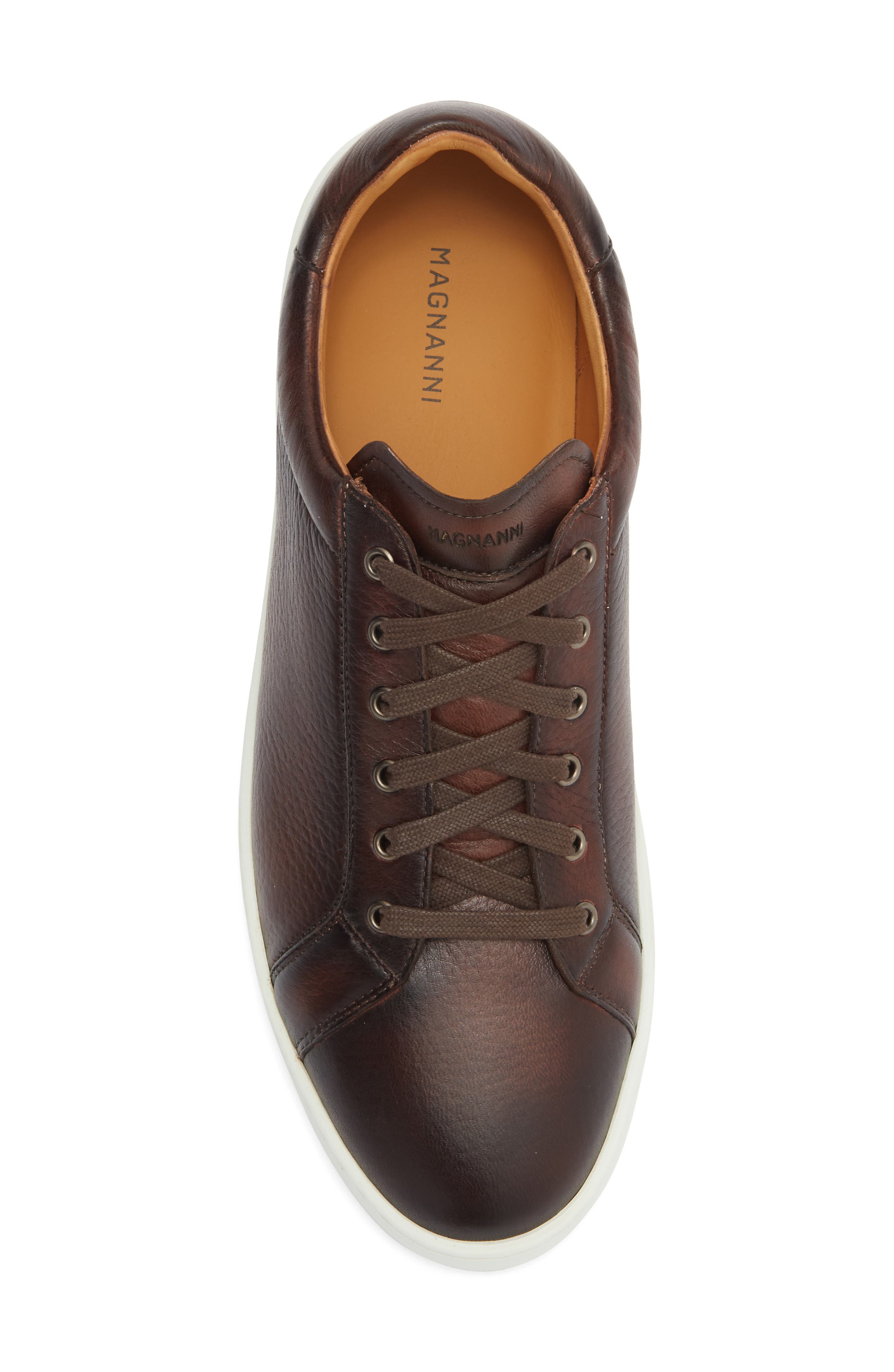 Leve Low Top Sneaker, Alternate, color, BROWN