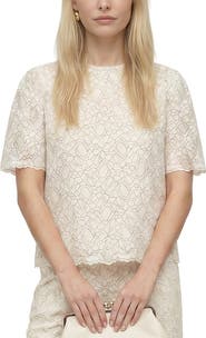 Lily and Lionel London Calippo Lace Short Sleeve Top