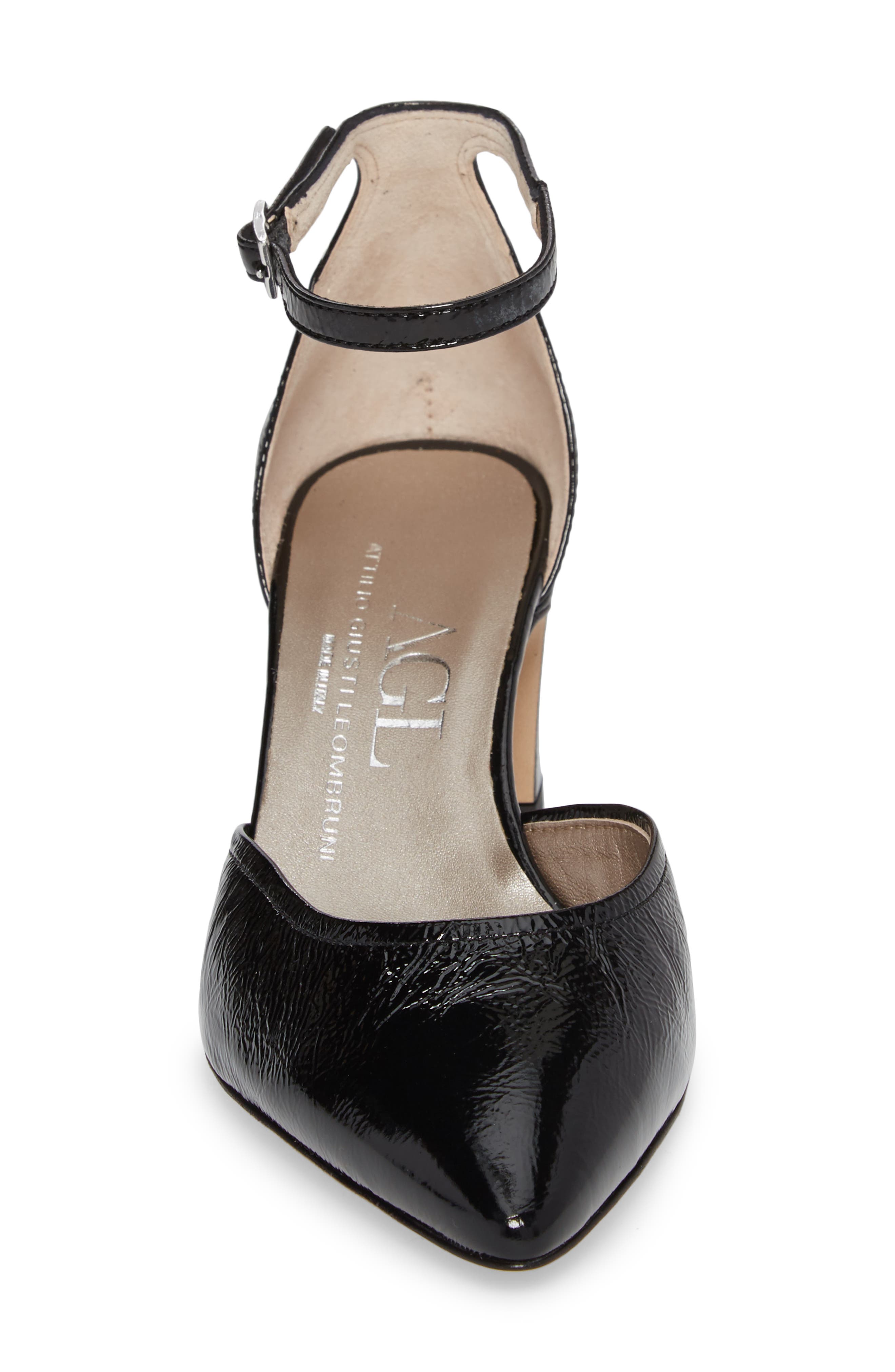 AGL d'Orsay Ankle Strap Pump, Alternate, color, 