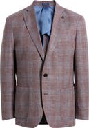 Peter Millar Gafton Pale Purple Plaid Soft Slub Wool Blend Sport Coat