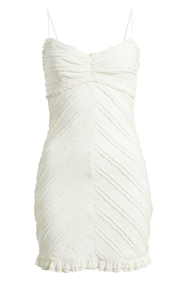 Taryn Chevron Texture Dress, Alternate, color, MOONLIGHT IVORY