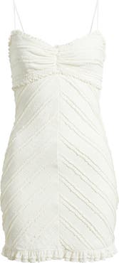 LoveShackFancy Taryn Chevron Texture Dress