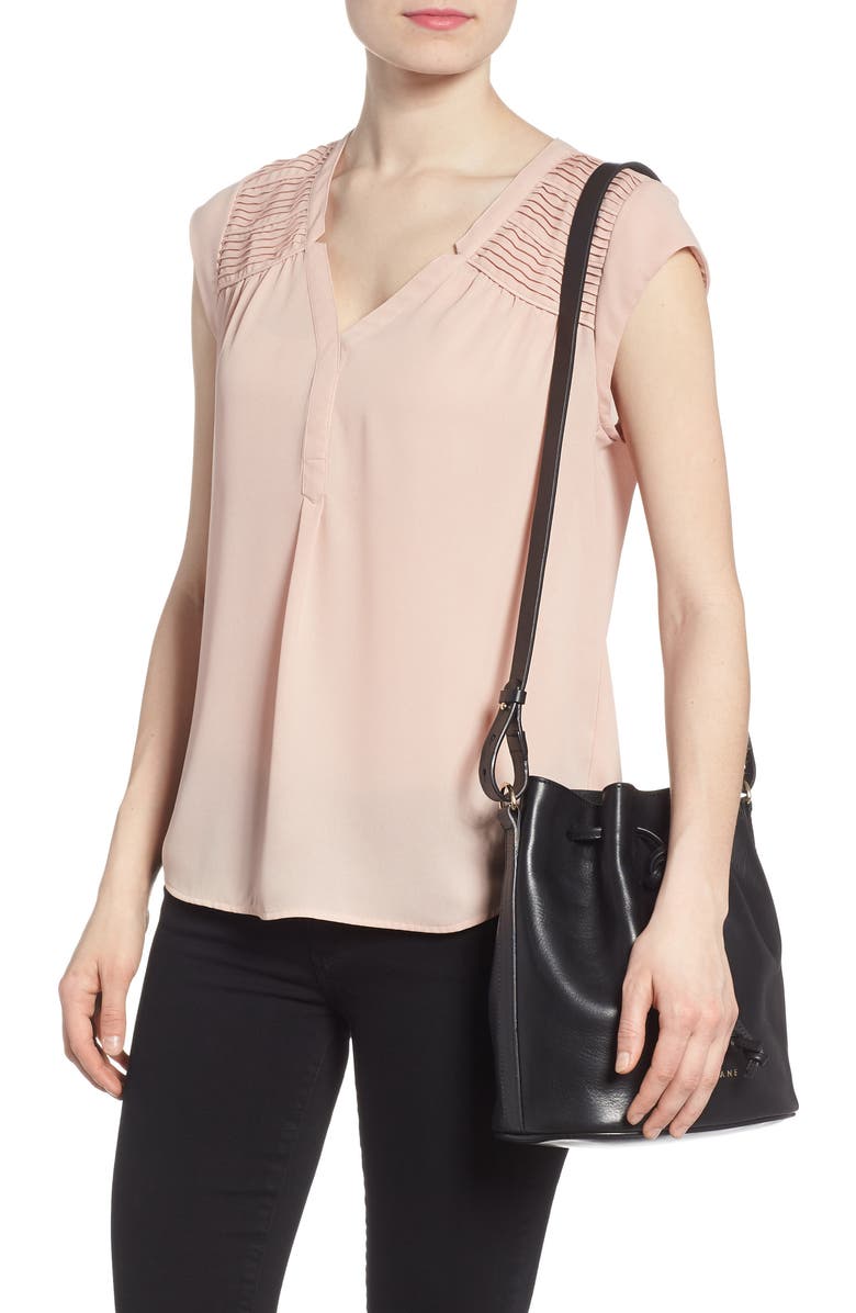 Sézane Farrow Bucket Bag, Alternate, color,