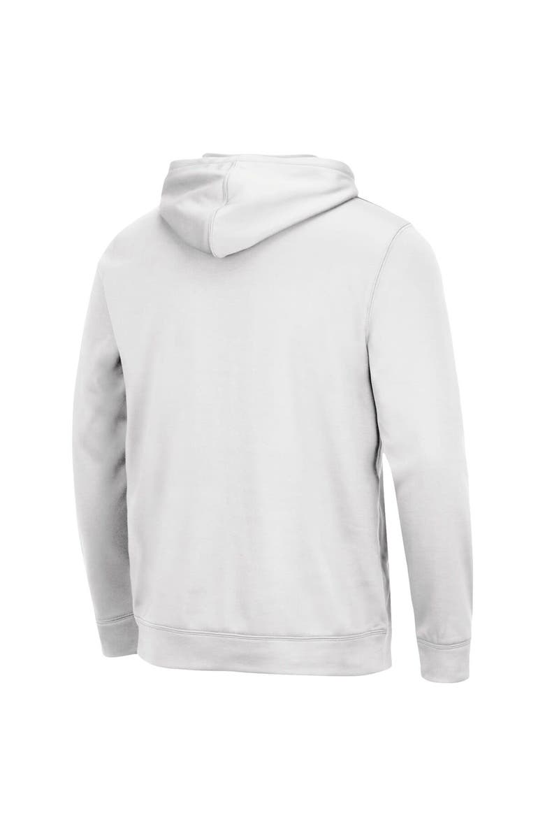 COLOSSEUM Men's Colosseum White Clemson Tigers Lantern Pullover Hoodie, Alternate, color, White