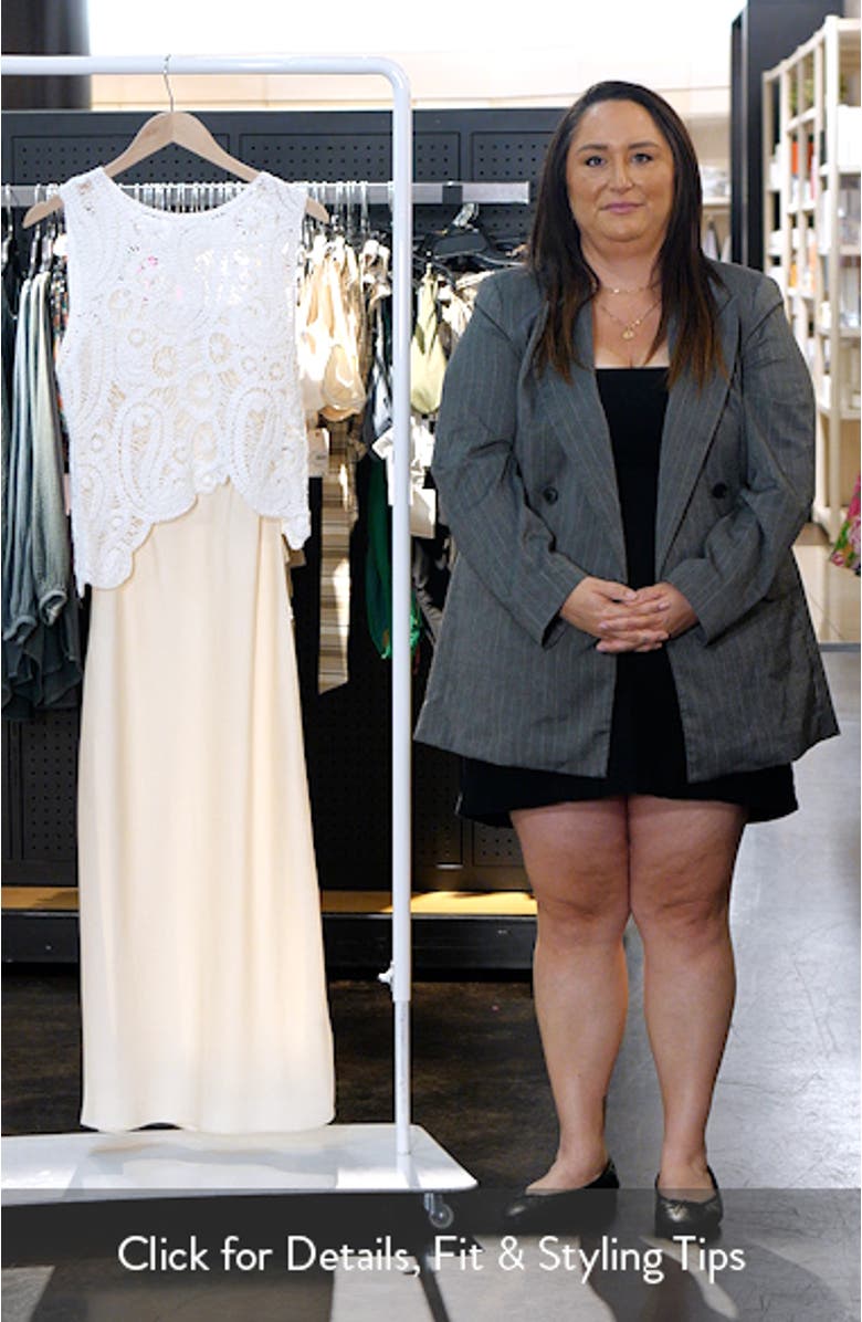 Martina Mixed Media Midi Dress, sales video thumbnail