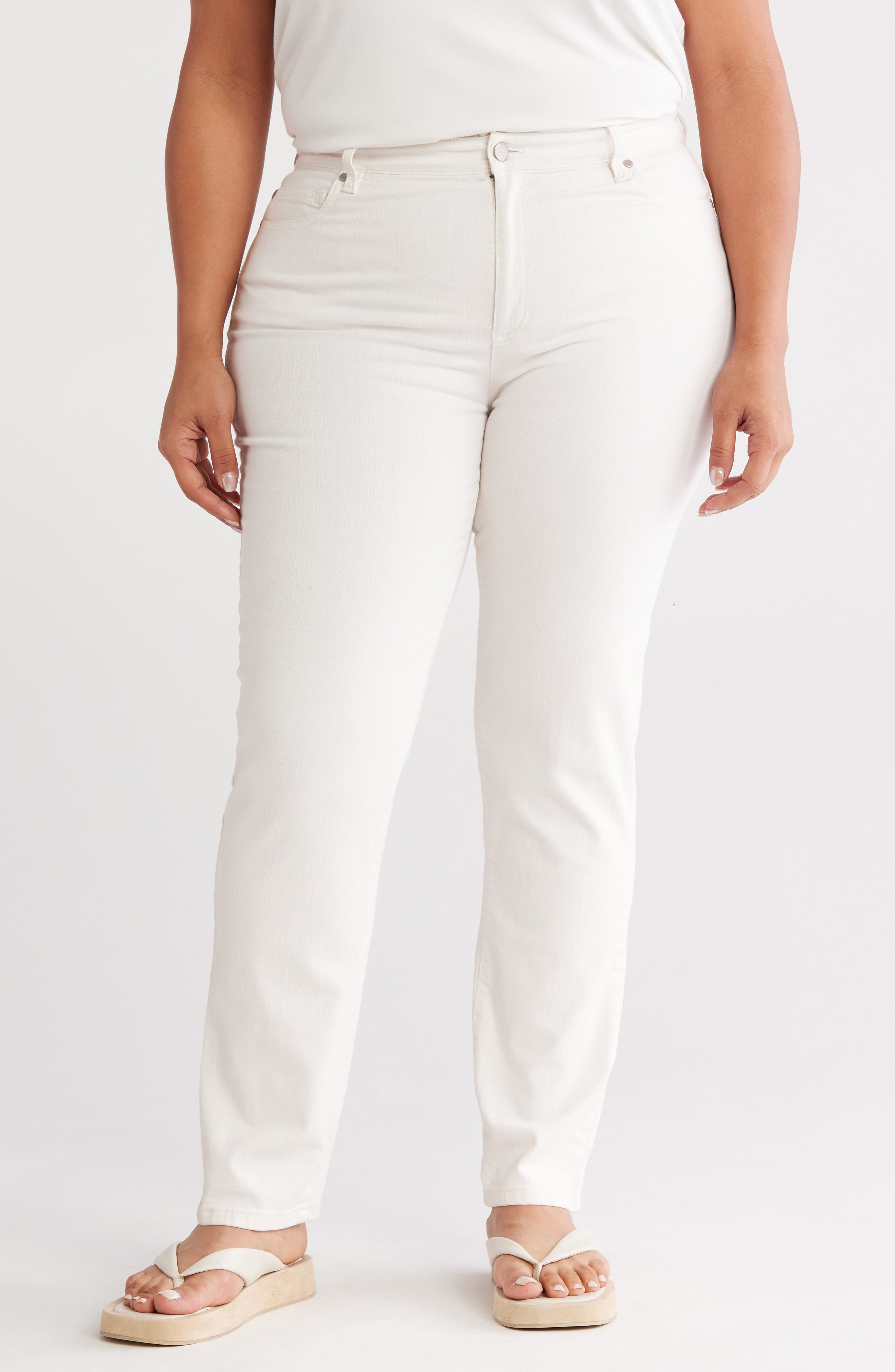 Eileen Fisher High Waist Slim Fit Jeans