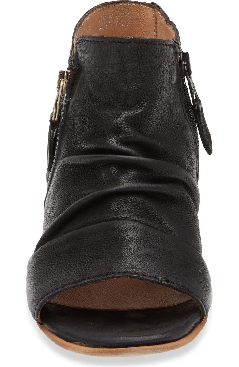 Miz Mooz Carla Peep Toe Bootie, Alternate, color,