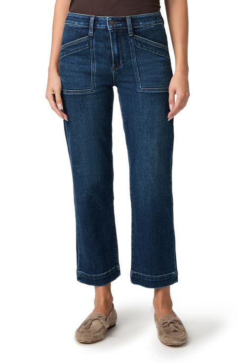 Quincy High Waist Ankle Straight Leg Jeans