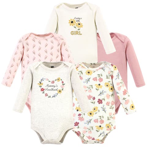 Essential Long-Sleeve Cotton Bodysuit Set