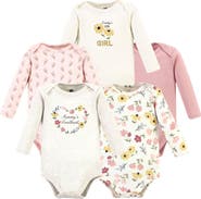 Hudson Baby Essential Long-Sleeve Cotton Bodysuit Set