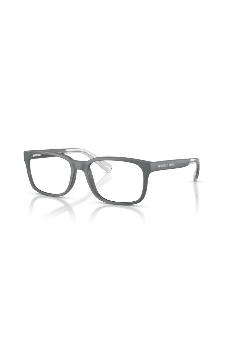 Armani Exchange 54mm Square optical glasses, Main, color, Grey