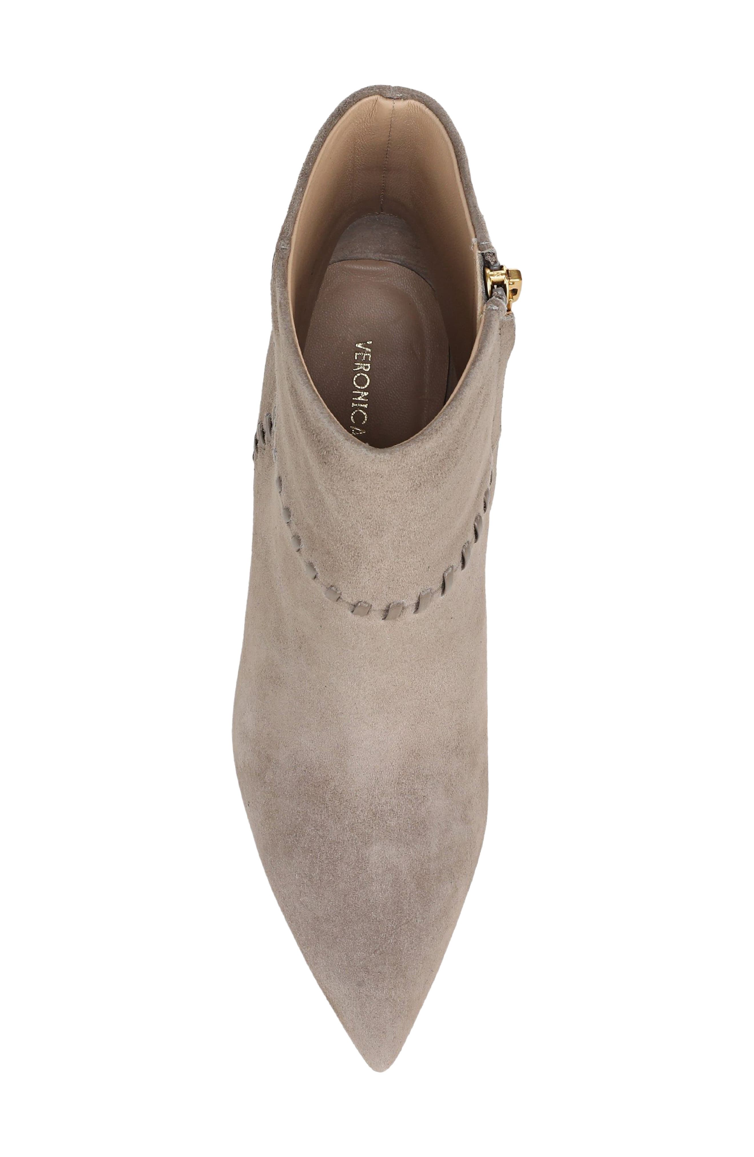 Lisa Whipstitch Bootie, Alternate, color, BARK SUEDE