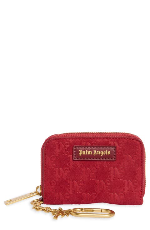 Monogram Leather Zip Around Wallet