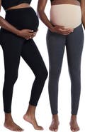 MOTHERHOOD MATERNITY Essential Stretch Secret Fit Over the Belly Maternity Leggings