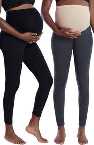 MOTHERHOOD MATERNITY Essential Stretch Secret Fit Over the Belly Maternity Leggings