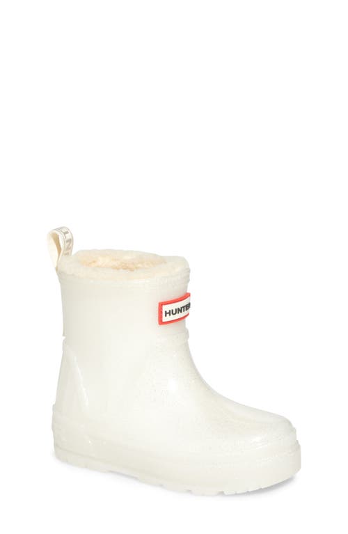 Hunter Kids' Gracey Insulated Waterproof Rain Boot In Silver