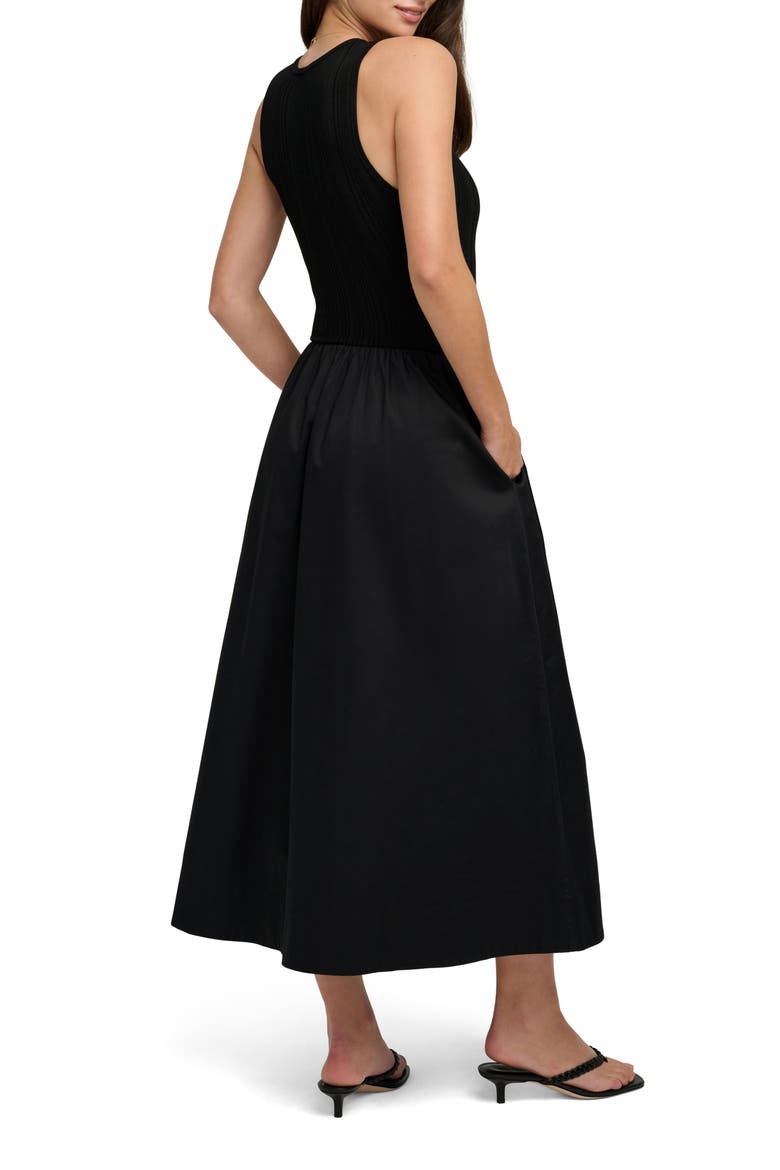 The Lennon Sleeveless Maxi Dress, Alternate, color, BLACK
