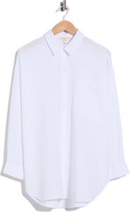 Eileen Fisher Organic Cotton Long Sleeve Shirt
