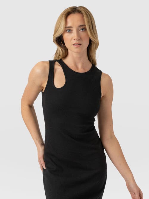Shop Saint + Sofia Axel Cut Out Dress