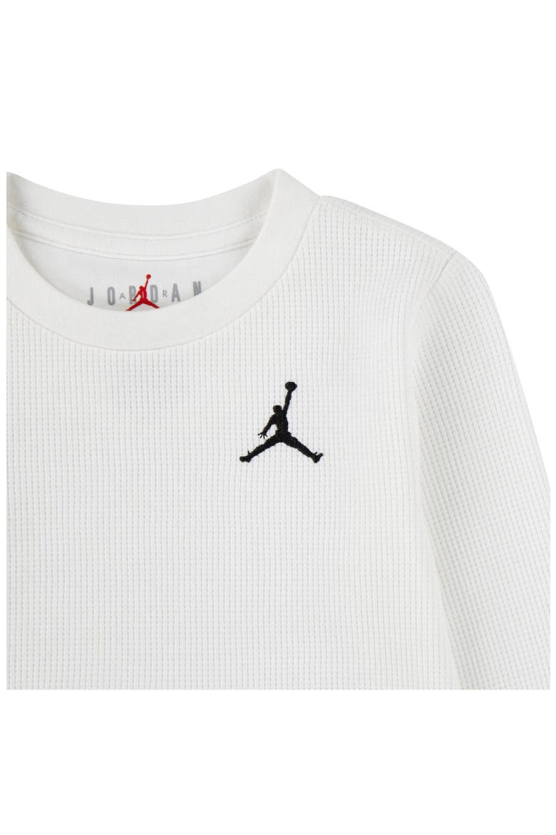 Kids' Essentials Waffle Knit Long Sleeve T-Shirt, Alternate, color, SAIL