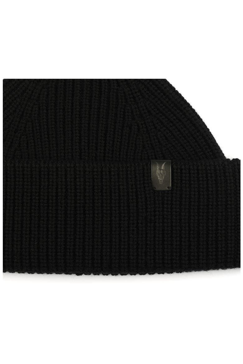 Merino Wool Beanie, Alternate, color, BLACK