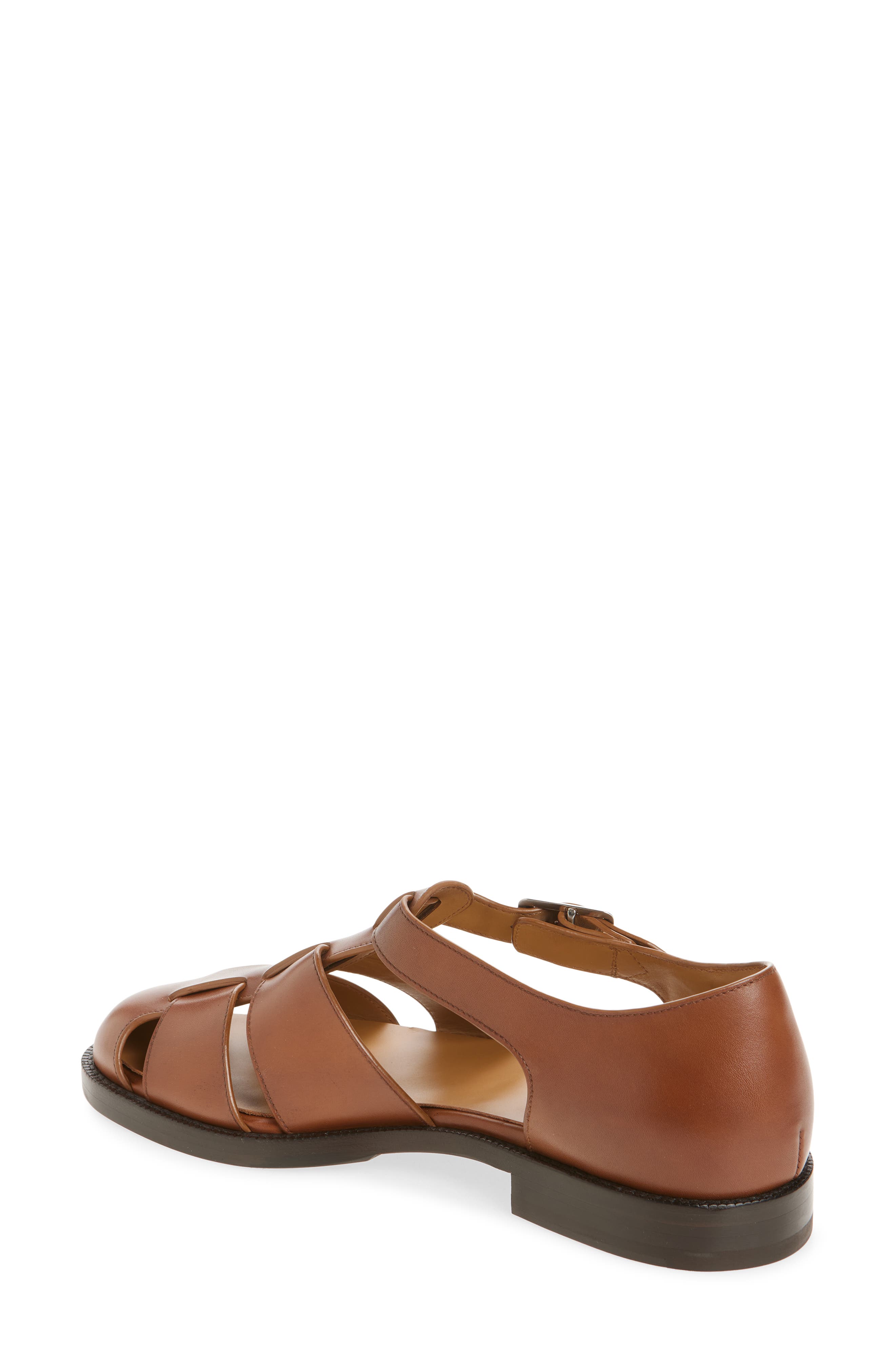 JM WESTON Fisherman Sandal, Alternate, color, Tan Smooth Calf