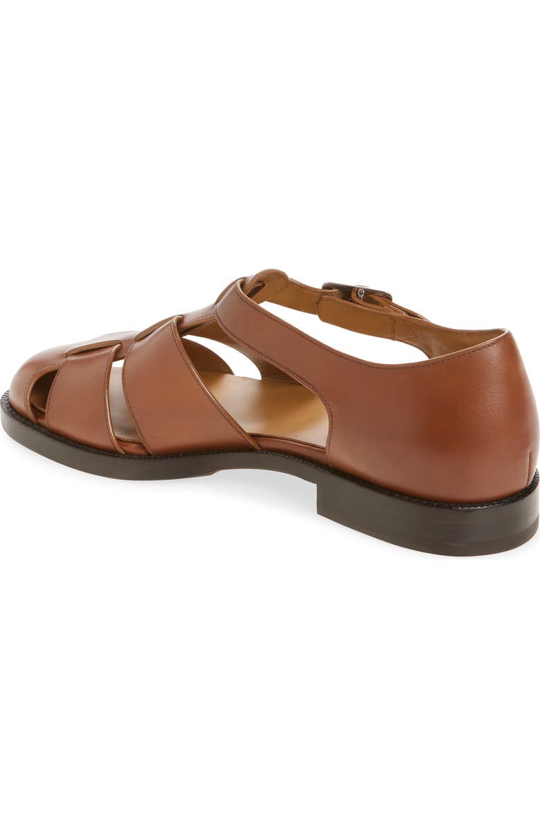 JM WESTON Fisherman Sandal, Alternate, color, Tan Smooth Calf
