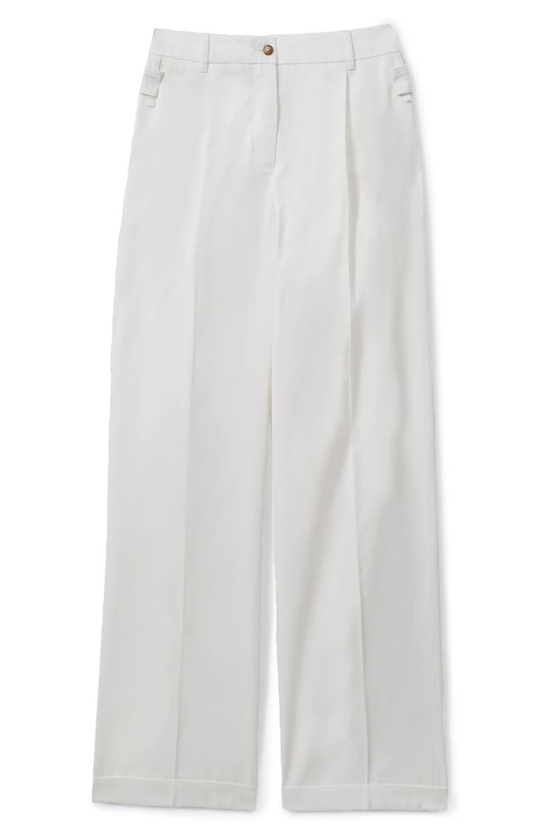 Reiss Harper Wide Leg Pants, Alternate, color, White