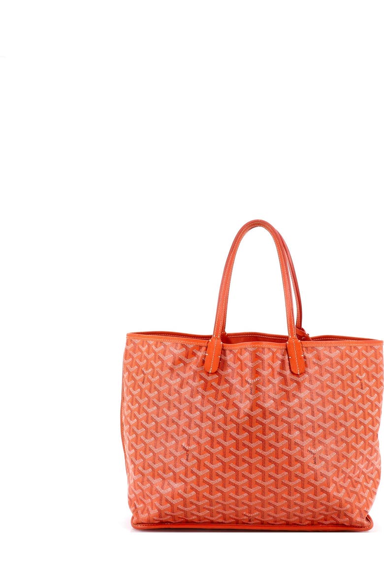 Pre-Owned Goyard Anjou Reversible Tote Coated Canvas PM, Alternate, color, White