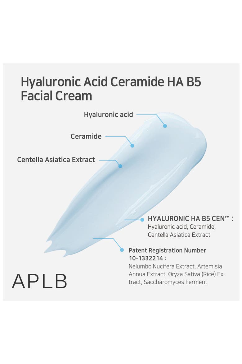 Hyaluronic Acid Ceramide HA B5 Facial Cream, Alternate, color, NO COLOR