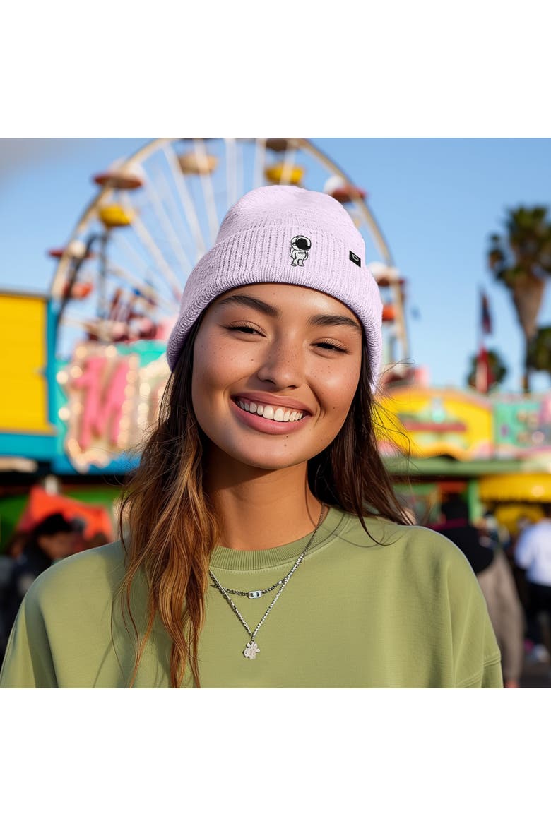 Astronaut Beanie, Alternate, color, Lavender