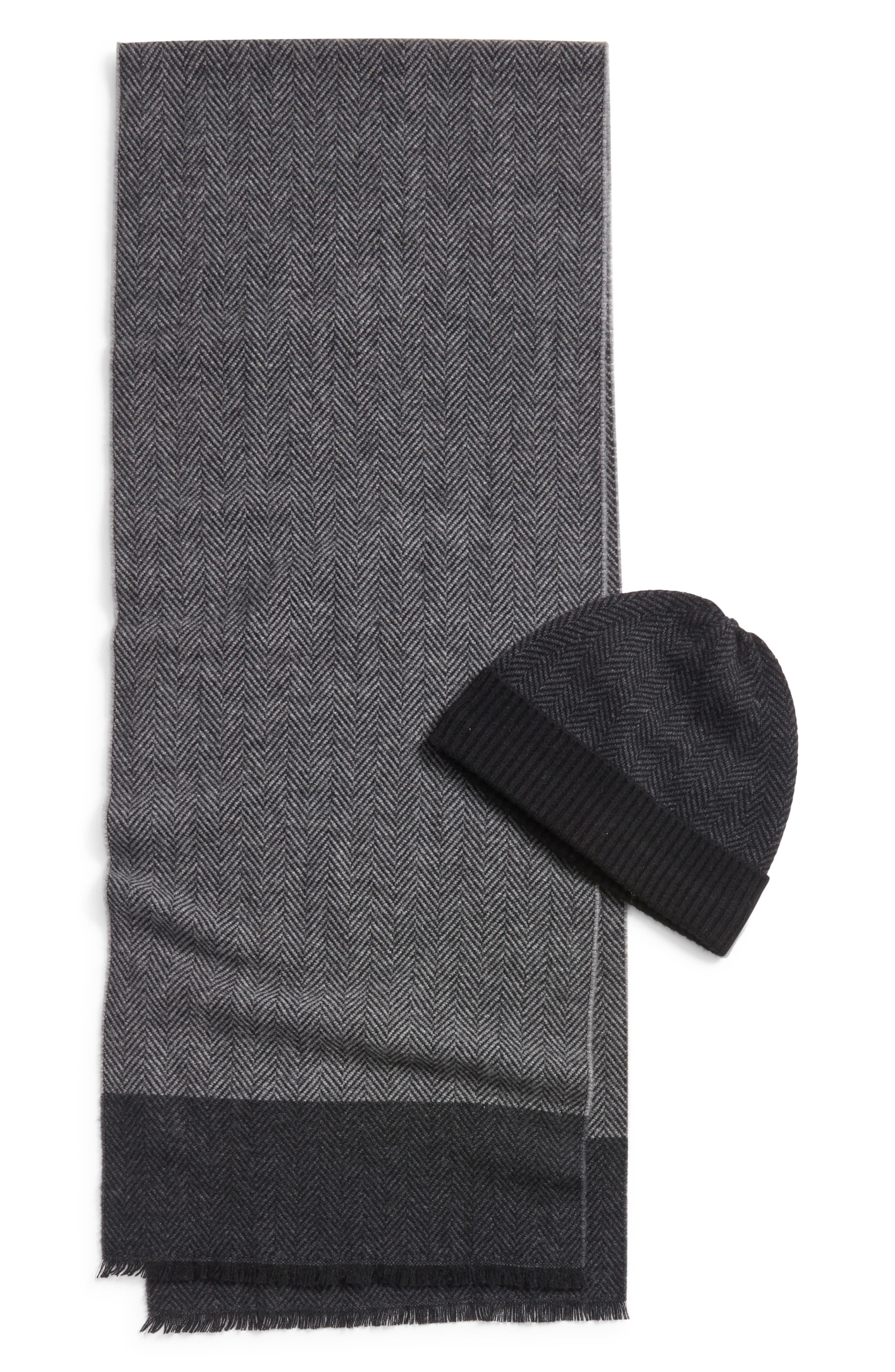 Nordstrom Wool & Cashmere Beanie & Scarf Set