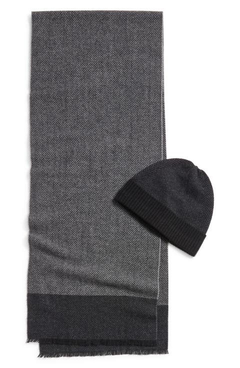 Wool & Cashmere Beanie & Scarf Set
