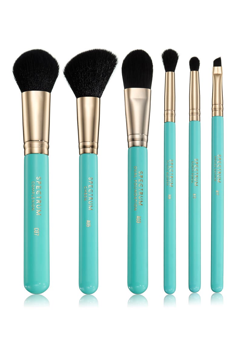 The Travel Collection New York Travel Book 6-Piece Makeup Brush Set, Alternate, color, NEW YORK