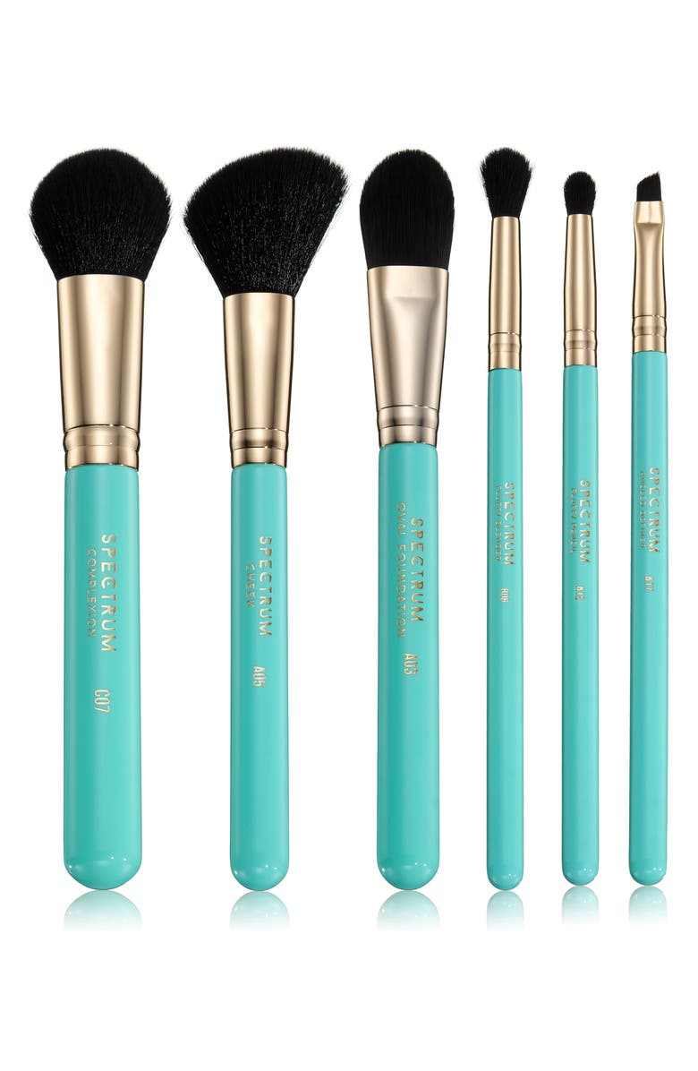 SPECTRUM The Travel Collection New York Travel Book 6-Piece Makeup Brush Set, Alternate, color, New York