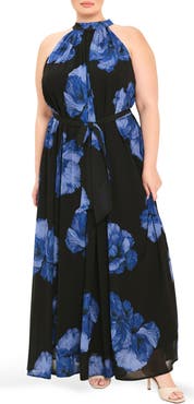 FLYING TOMATO Floral Halter Maxi Dress
