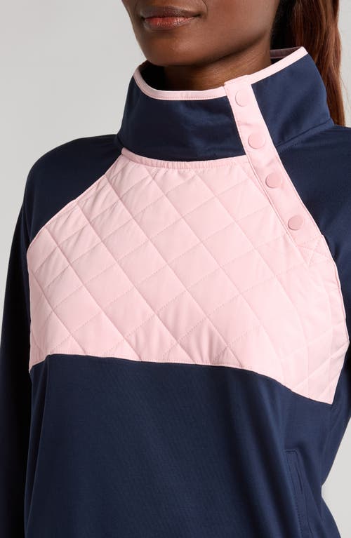 Swannies Ellis Colorblock Pullover In Midnight-navy