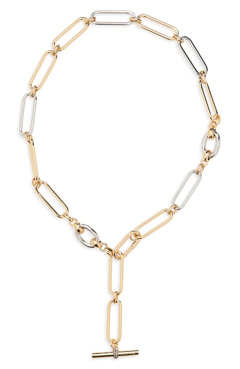 Theo 2.0 Paper Clip Chain Necklace