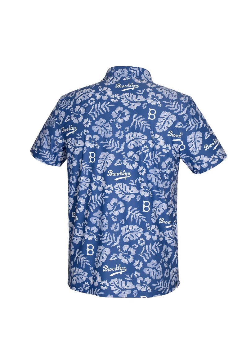 Men's Reyn Spooner  Blue Brooklyn Dodgers Cooperstown Pua Performance Polo, Alternate, color, Blue
